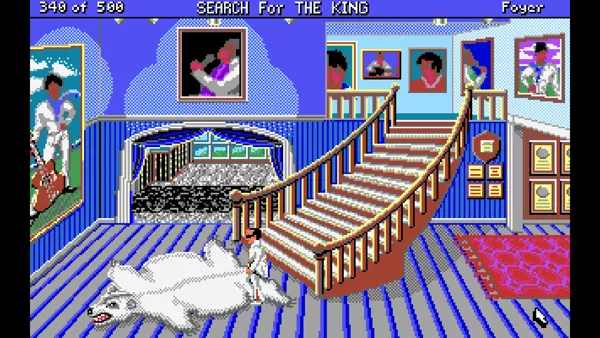Les Manley in: Search for the King Screenshot