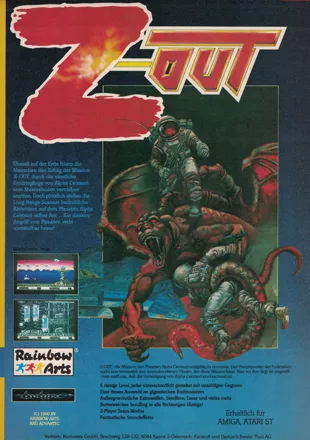 Z-Out Magazine Advertisement