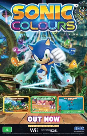 Sonic: Colors Magazine Advertisement
