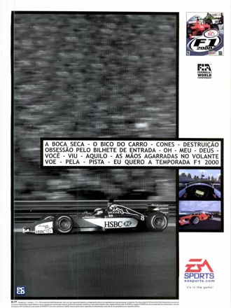 F1 2000 Magazine Advertisement