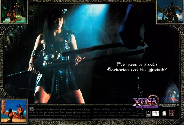 Xena: Warrior Princess Magazine Advertisement pp. 84-85