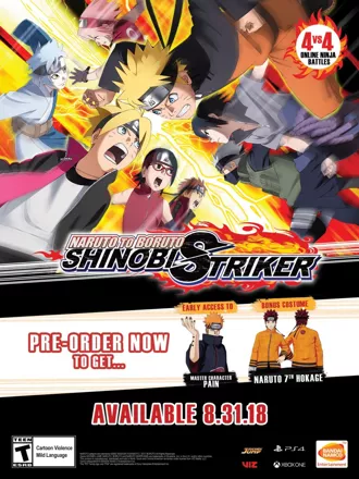 Naruto to Boruto: Shinobi Striker Magazine Advertisement Page 19