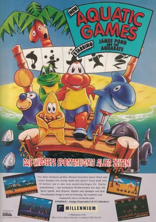 The Super Aquatic Games Magazine Advertisement
