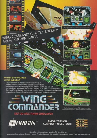 Wing Commander Magazine Advertisement