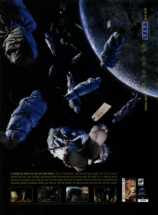 Enemy Zero Magazine Advertisement