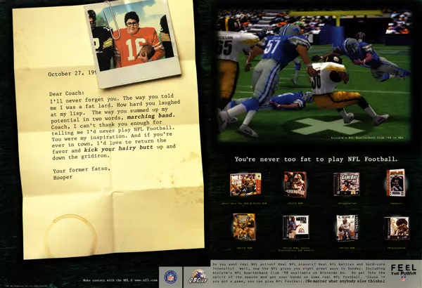 NFL GameDay 98 Magazine Advertisement