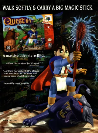 Quest 64 Magazine Advertisement