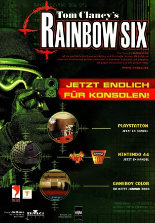 Tom Clancy's Rainbow Six Magazine Advertisement