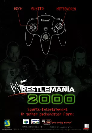 WWF Wrestlemania 2000 Magazine Advertisement