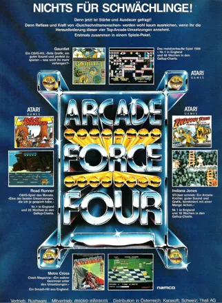 Arcade Force Four Magazine Advertisement