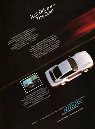 The Duel: Test Drive II Magazine Advertisement