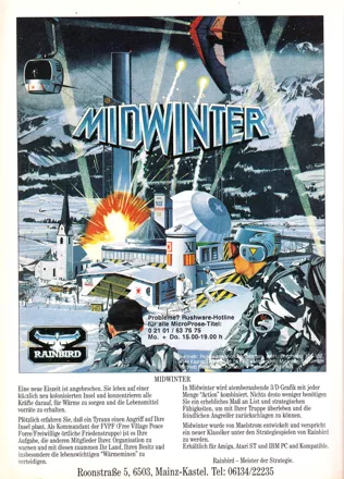 Midwinter Magazine Advertisement