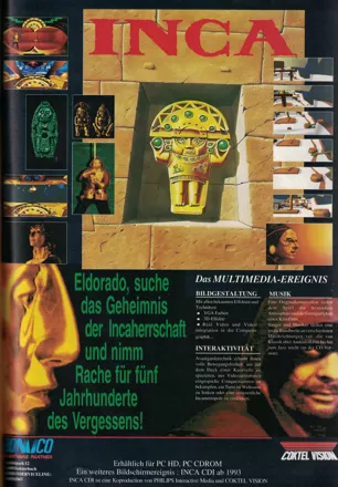 Inca Magazine Advertisement