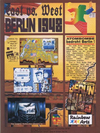 Berlin 1948 Magazine Advertisement