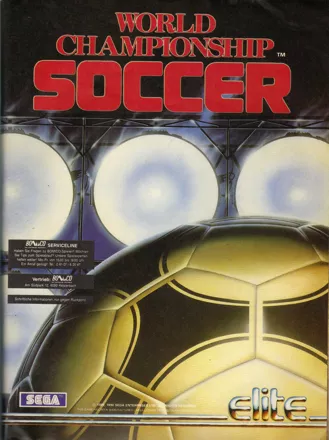World Championship Soccer Magazine Advertisement