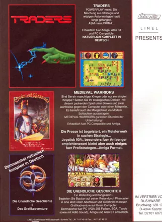 The Neverending Story II: The Arcade Game Magazine Advertisement