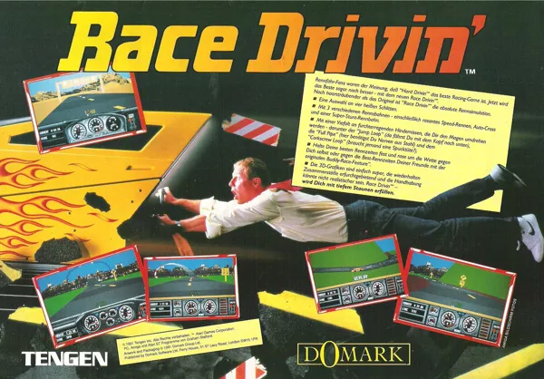 Race Drivin' Magazine Advertisement