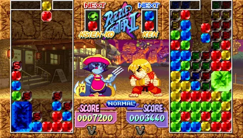 Capcom Puzzle World Screenshot