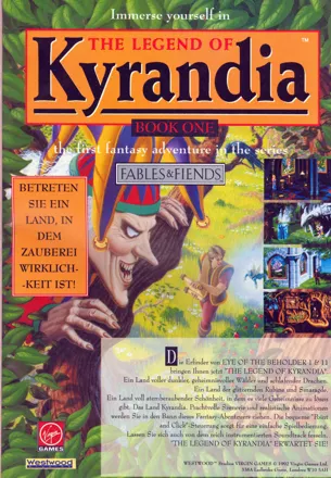 Fables & Fiends: The Legend of Kyrandia - Book One Magazine Advertisement