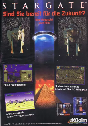 Stargate Magazine Advertisement