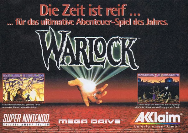 Warlock Magazine Advertisement