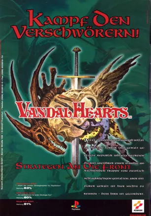 Vandal Hearts Magazine Advertisement