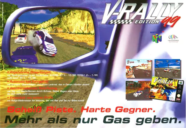 V-Rally: Edition 99 Magazine Advertisement