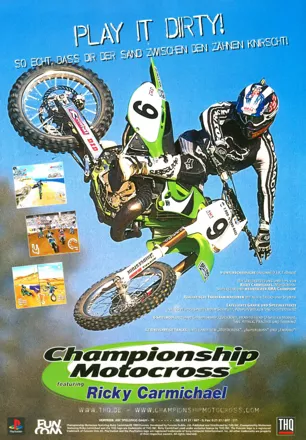 Championship Motocross Featuring Ricky Carmichael Magazine Advertisement