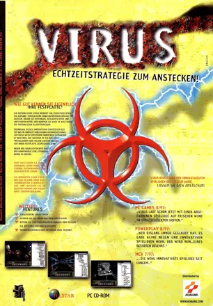 Virus: The Game Magazine Advertisement
