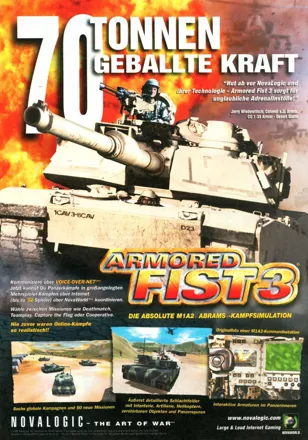 Armored Fist 3 Magazine Advertisement
