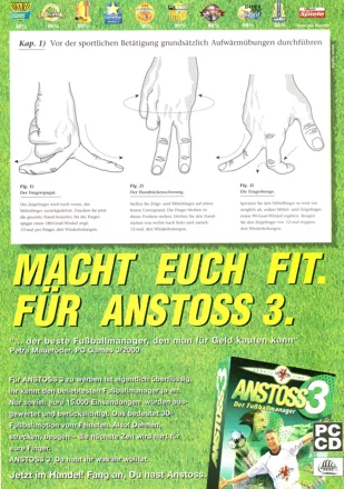 Anstoss 3: Der Fußballmanager Magazine Advertisement