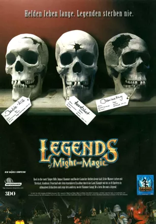 Legends of Might and Magic Magazine Advertisement