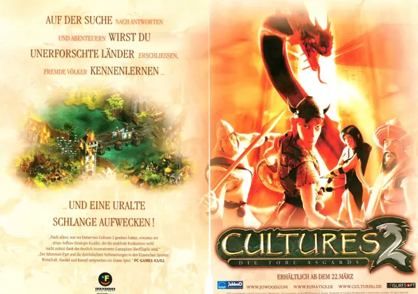 Cultures 2: The Gates of Asgard Magazine Advertisement