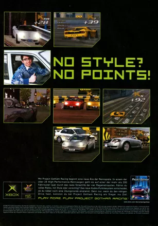 Project Gotham Racing Magazine Advertisement