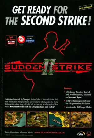 Sudden Strike II Magazine Advertisement