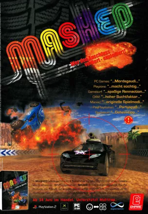 Mashed: Drive to Survive Magazine Advertisement