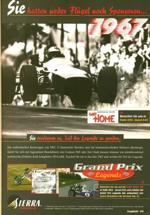 Grand Prix Legends Magazine Advertisement