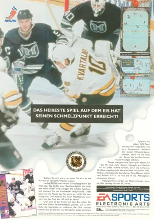 NHL Hockey Magazine Advertisement