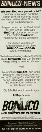 SimEarth: The Living Planet Magazine Advertisement
