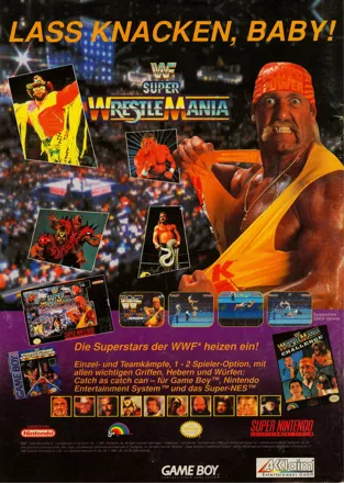 WWF Super WrestleMania Magazine Advertisement