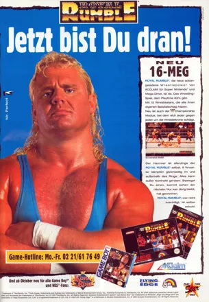 WWF Royal Rumble Magazine Advertisement