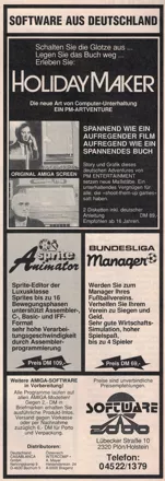 Bundesliga Manager Magazine Advertisement