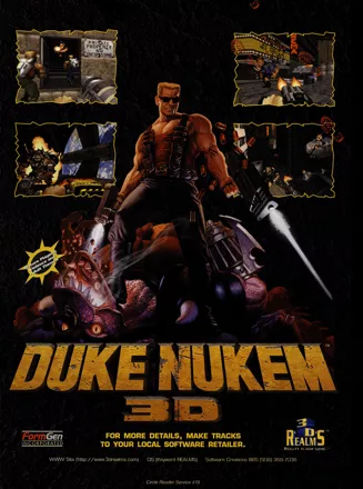 Duke Nukem 3D Magazine Advertisement