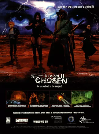 Blood II: The Chosen Magazine Advertisement
