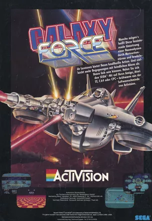 Galaxy Force II Magazine Advertisement