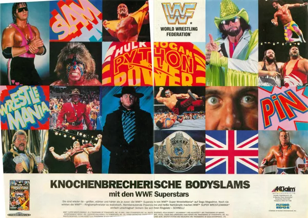 WWF Super WrestleMania Magazine Advertisement
