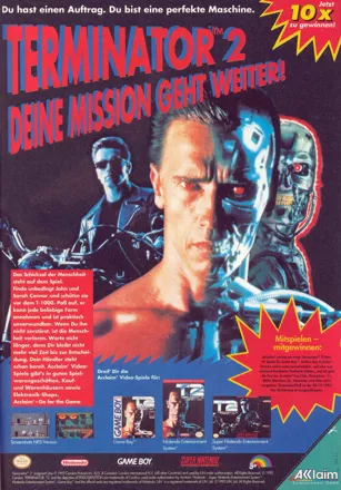 T2: Terminator 2 - Judgment Day Magazine Advertisement