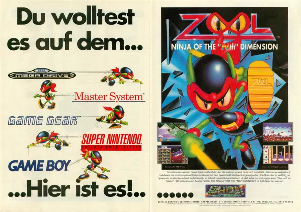 Zool Magazine Advertisement
