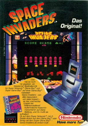 Space Invaders Magazine Advertisement