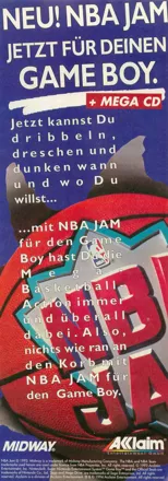 NBA Jam Magazine Advertisement